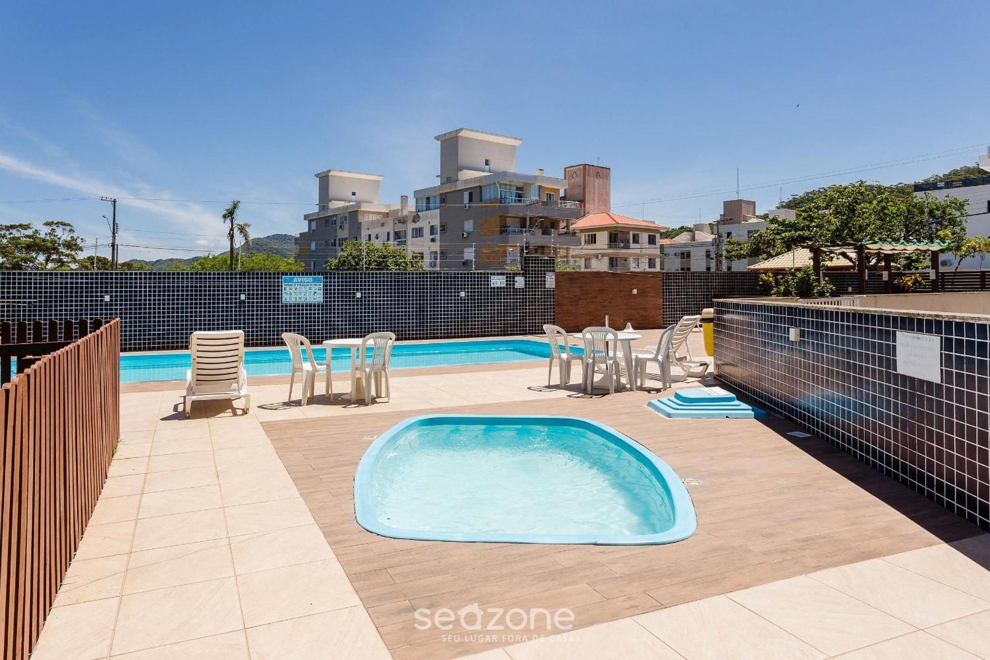 Apto Completo Em Cond. Com Piscina Cmc101 Florianópolis Esterno foto